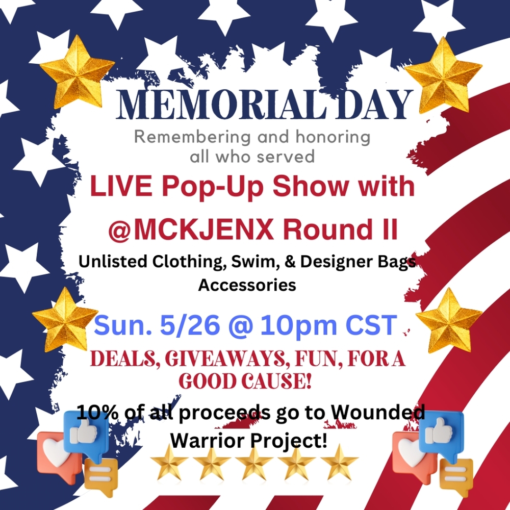 LIVE Pop-up Show Round II- 10pm CST 5/26- Bags, SWIM, Accessories, Clothing - Picture 2 of 15
